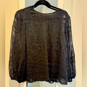 **SOLD** JCrew embroidered blouse